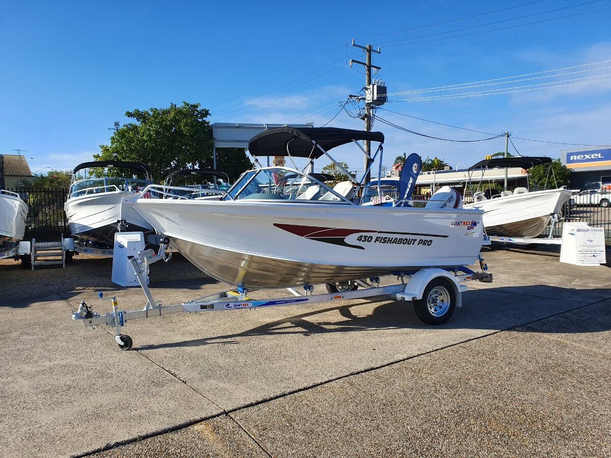 New Quintrex 430 Fishabout Pro Caloundra Marine Boats & Services