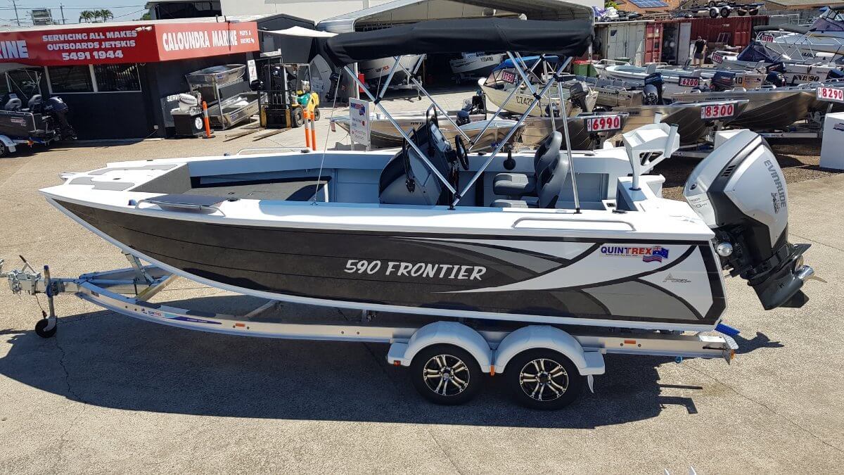 Quintrex Boat Packages 590 Frontier S.C Caloundra Marine Boats & Services