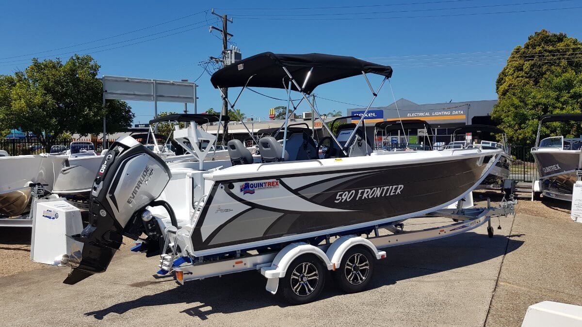 Quintrex Boat Packages 590 Frontier S.C Caloundra Marine Boats & Services